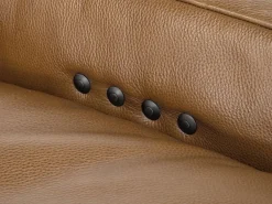 Mor Furniture Reclining Sectionals|Sectionals|Paradise 6 Piece 2 Power Sectional In Chestnut Leather