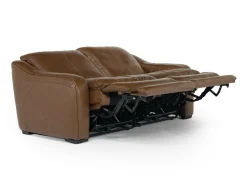 Mor Furniture Reclining Loveseats|Reclining Sofas|Paradise 2 Power Loveseat In Chestnut Leather