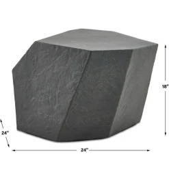 Mor Furniture Outdoor Accent Tables|Parra Outdoor End Table In Gray