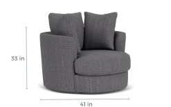 Mor Furniture Chairs|Pasadena Accent Chair In Brimfield Denim