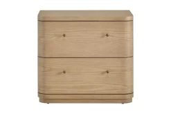 Mor Furniture Nightstands|Penny 2 Drawer Nightstand In Buff Cream
