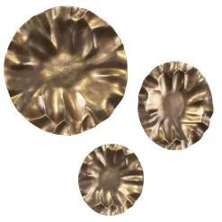 Mor Furniture Wall Art & Accents|Peonia Wall Art In Bronze, Set Of 3