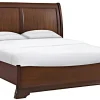 Mor Furniture Beds|Phillipe Sleigh Bed In Cherry, Queen