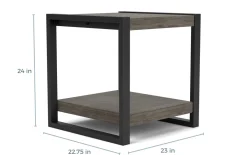 Mor Furniture Sofa & End Tables|Pinnacle End Table In Gray