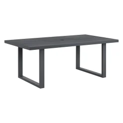 Mor Furniture Outdoor Dining Sets|Playa Outdoor Dining Table, 4 Chairs & Bench In Dark Gray