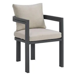 Mor Furniture Outdoor Dining Sets|Playa Outdoor Dining Table, 4 Chairs & Bench In Dark Gray