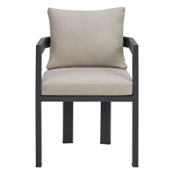 Mor Furniture Outdoor Dining Chairs|Playa Outdoor Side Chair In Dark Gray, Set Of 2