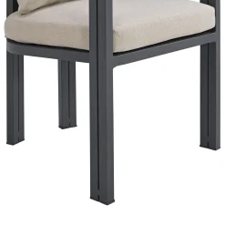 Mor Furniture Outdoor Dining Chairs|Playa Outdoor Side Chair In Dark Gray, Set Of 2