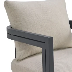 Mor Furniture Outdoor Dining Chairs|Playa Outdoor Side Chair In Dark Gray, Set Of 2