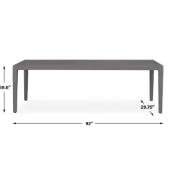 Mor Furniture Outdoor Dining Tables|Polanco Outdoor Dining Table In Black