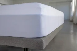 Mor Furniture Mattress Protectors|Poly Knit Mattress Pad Protector In White, Twin