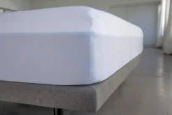 Mor Furniture Mattress Protectors|Poly Knit Mattress Pad Protector In White, Twin