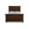 Mor Furniture Beds|Porter Panel Bed In Rustic Brown, Queen