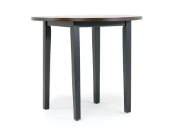Mor Furniture Seating For 4|Round Dining Sets|Potomac Round Counter Height Dining Table & 4 Stools In Brown/Black