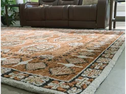 Mor Furniture Shop All Rugs|Qaabiz Rug In Sienna/Ivory/Black, 8x10