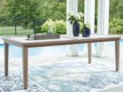 Mor Furniture Outdoor Dining Tables|Rainier Outdoor Dining Table In Brown
