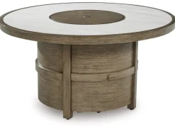 Mor Furniture Outdoor Firepits|Rainier Outdoor Firepit In Brown/Beige