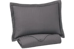 Mor Furniture Duvets & Coverlets|Duvets & Coverlets|Raleda 3 Piece Coverlet In , Eastern King Navy