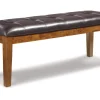 Mor Furniture Dining Benches|Ralene Bench In Medium Brown