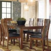 Mor Furniture Seating For 6|Dining Room Sets|Ralene Extendable Dining Table & 6 Chairs In Brown