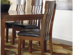 Mor Furniture Dining Chairs|Ralene Side Chair In Medium Brown, Set Of 2