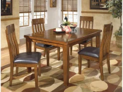 Mor Furniture Dining Chairs|Ralene Side Chair In Medium Brown, Set Of 2