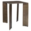 Mor Furniture Outdoor Accent Tables|Reade Outdoor Square End Table In Gold