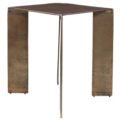 Mor Furniture Outdoor Accent Tables|Reade Outdoor Square End Table In Gold