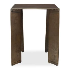 Mor Furniture Outdoor Accent Tables|Reade Outdoor Square End Table In Gold