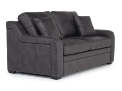Mor Furniture Sleeper Sofas|Sofas|Regalla Full Sleeper Sofa W/ Mattress In Gray