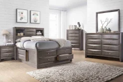 Mor Furniture Bedroom Mirrors|Remi Mirror In Gray Gray Rem