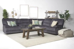 Mor Furniture Sectionals|Retreat 6 Piece Power Sectional In Cognac Leather