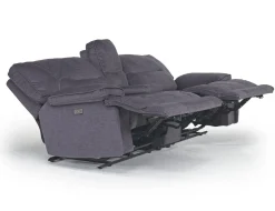 Mor Furniture Loveseats|Retreat Power Console Loveseat In Charcoal