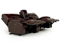 Mor Furniture Loveseats|Retreat Power Console Loveseat In Charcoal