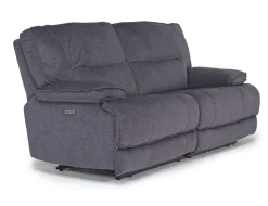 Mor Furniture Living Room Sets|Retreat Power Sofa & Loveseat In Cognac Leather
