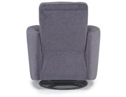 Mor Furniture Recliners|Retreat Swivel Gliding Recliner In Brown Leather