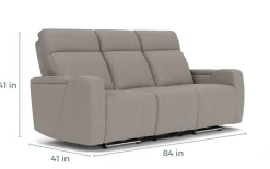 Mor Furniture Reclining Sofas|Sofas|Rhys 2 Power Sofa In Brown