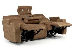 Mor Furniture Reclining Sofas|Sofas|Rhys 2 Power Sofa In Brown