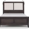 Mor Furniture Beds|Riley Bookcase Bed In Carbonite, Ca King