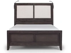 Mor Furniture Beds|Riley Bookcase Bed In Carbonite, Ca King