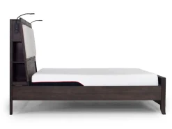 Mor Furniture Beds|Riley Bookcase Bed In Carbonite, Ca King