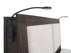 Mor Furniture Beds|Riley Bookcase Bed In Carbonite, Ca King