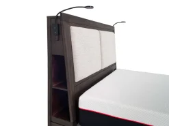 Mor Furniture Beds|Riley Bookcase Bed In Carbonite, Ca King