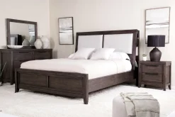 Mor Furniture Beds|Riley Bookcase Bed In Carbonite, Ca King