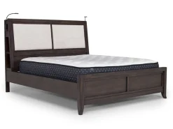 Mor Furniture Beds|Riley Bookcase Bed In Carbonite, Ca King