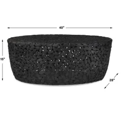 Mor Furniture Outdoor Coffee Tables|Rivington Outdoor Coffee Table In Black