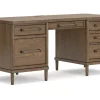 Mor Furniture Desks|Roanhowe Office Desk In Brown