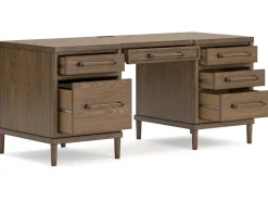 Mor Furniture Desks|Roanhowe Office Desk In Brown