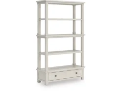 Mor Furniture Bookcases & Library Walls|Robbinsdale Bookcase In Antique White