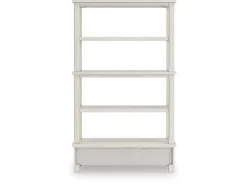 Mor Furniture Bookcases & Library Walls|Robbinsdale Bookcase In Antique White